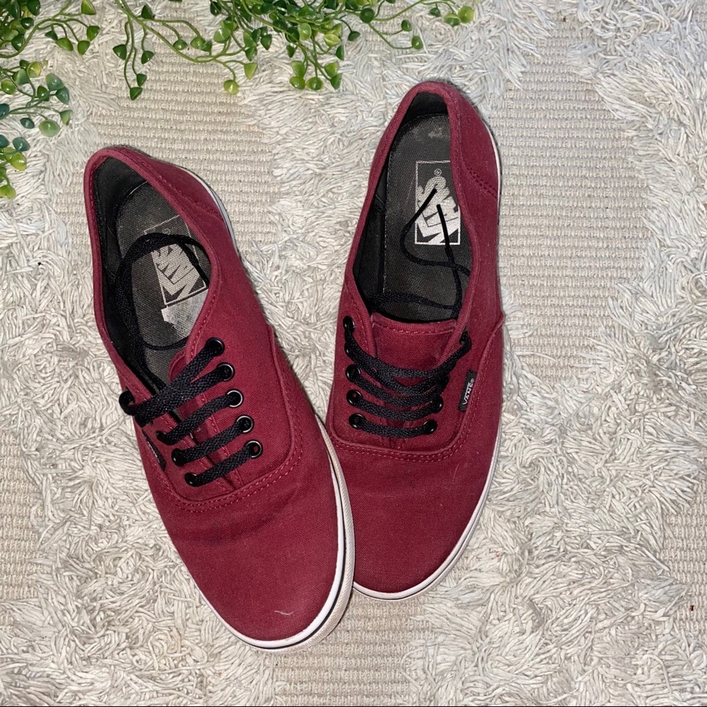 Maroon Vans